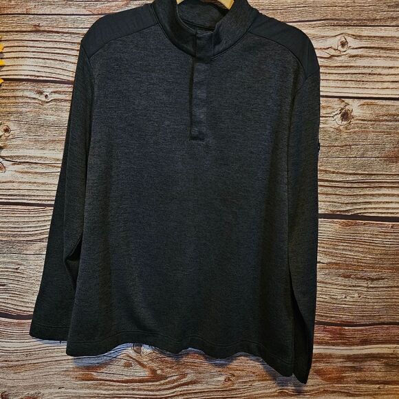 Greg Norman long sleeve shirt men's XL Charcoal gray Pre-owned - Picture 1 of 6